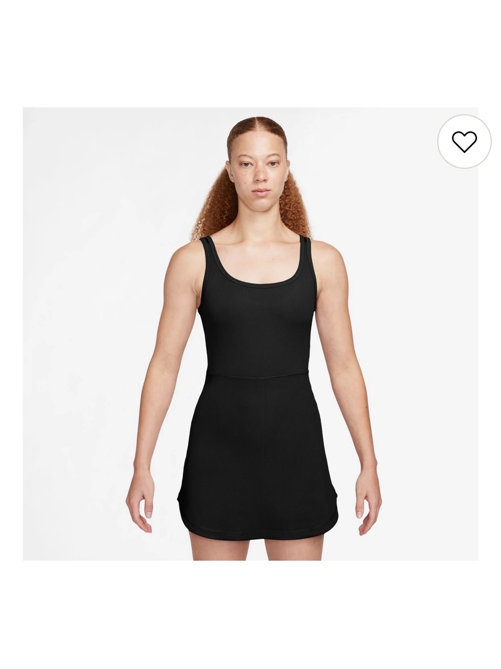 Nike Black Ribbed Tank Dress